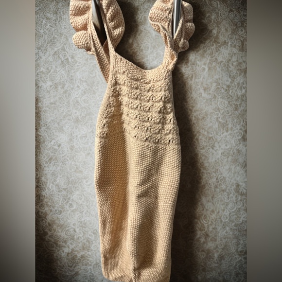 NWT Zara Baby Cream Knit Overall 12-18m - Picture 1 of 4